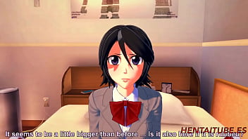 Bleach Hentai – Rukia Triple mamada multiorgasmo
