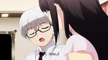 Chica hentai con gafas disfruta del sexo