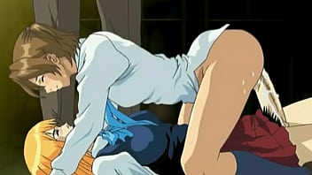 Estudiantes universitarios futanari follan en la academia | Hentai sin censura