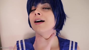 Futanari POV Femdom Fuck con la nena de pelo azul de Sailor Moon Mercury