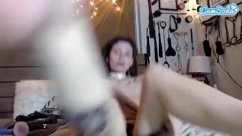Indica Flower Big Tits plays with her Pierced Pussy on cam for the first time