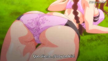 Jovencita atlética y tetona follando con su profesora.