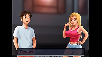 Juego porno 2D, Summertime Saga ep 62 – Lleva a esta rubia caliente a la cama y no ni folle…
