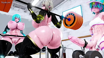 Lascivo futa entrenamiento