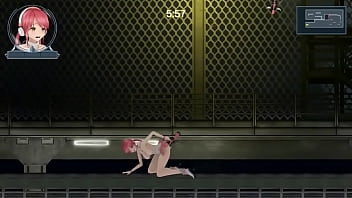 Linda mujer pelirroja teniendo sexo con hombres robots en Idol Run new act hentai hentai game