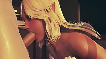 Santa Elf chica mamada con facial para merry christmas porn 3d animation sfm